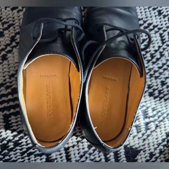 Everlane The Modern Oxford Women’s Black leather flats, size 7.5 - Picture 3 of 8